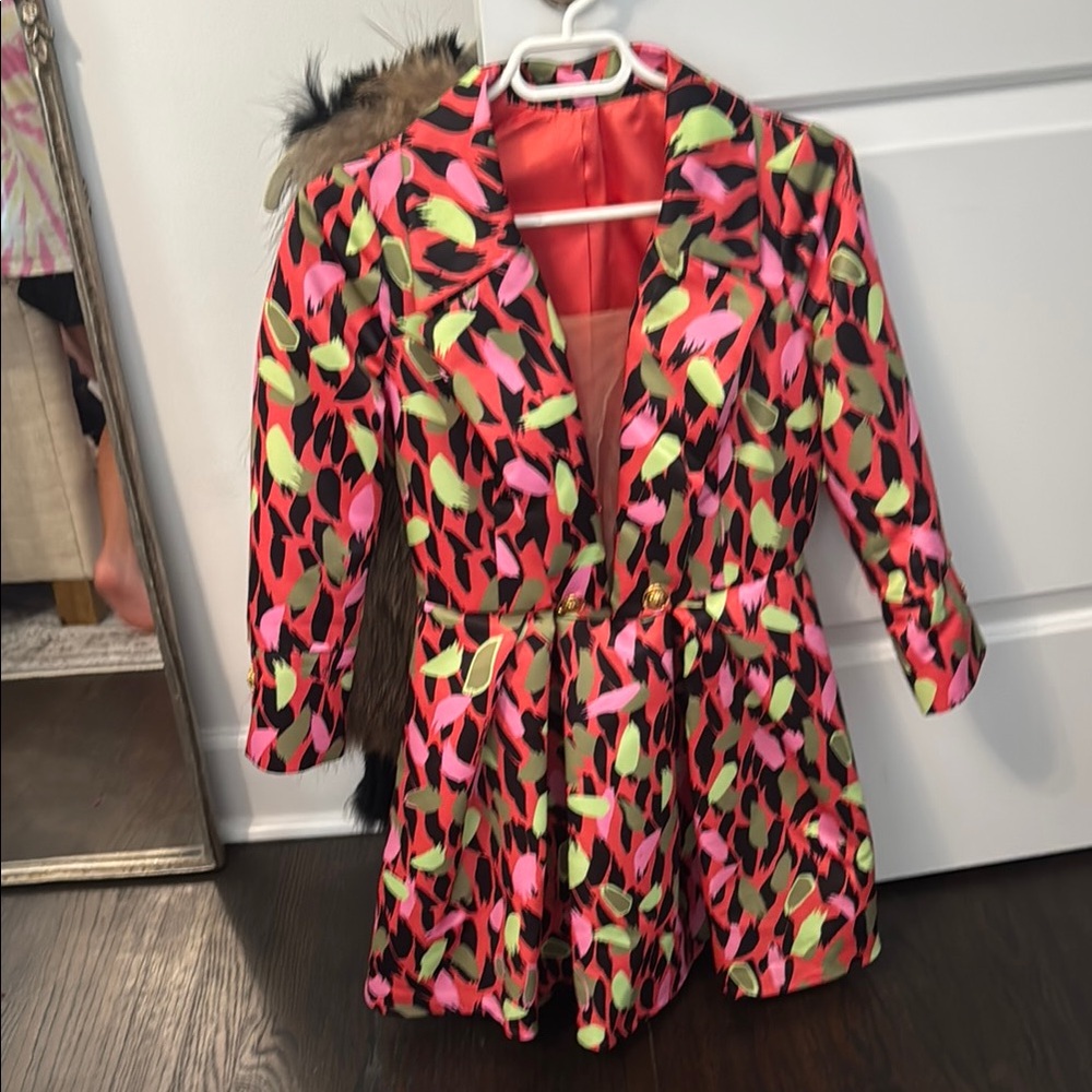 Vibrant Multicolor Women's Blazer dress